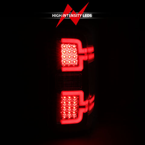 Anzo USA Tail Light Assembly; LED; Red/Clear Lens; Pair;