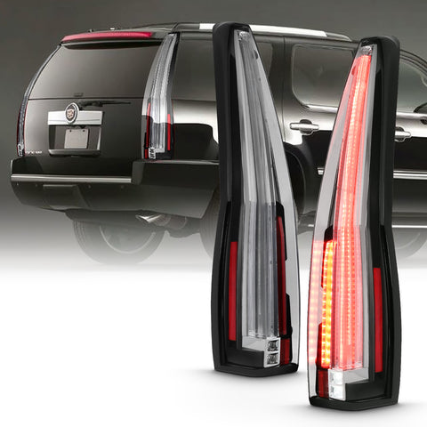 ANZO USA LED Taillights Red/Clear