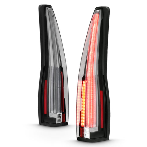 ANZO USA LED Taillights Red/Clear
