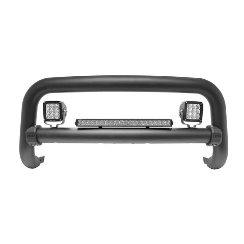 Westin Contour 3.5 Bull Bar; 3.5 in. Tube Diameter; Textured Black Steel;