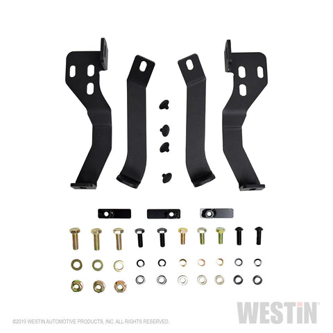 Westin Contour 3.5 Bull Bar; 3.5 in. Tube Diameter; Stainless Steel;