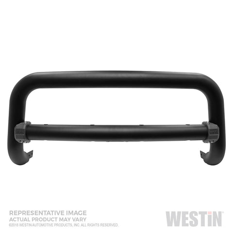 Westin Contour 3.5 Bull Bar; 3.5 in. Tube Diameter; Textured Black Steel;