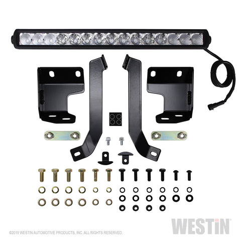 Westin Ultimate LED Bull Bar; Textured Black;