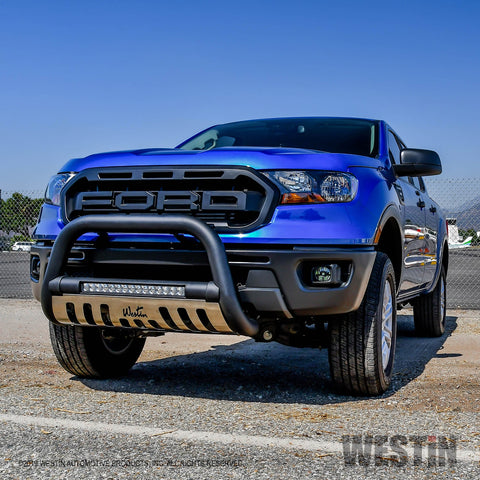Westin Ultimate LED Bull Bar; Textured Black;