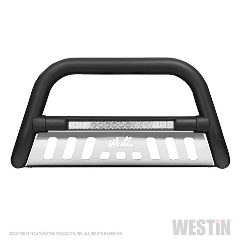Westin Ultimate LED Bull Bar; Textured Black;