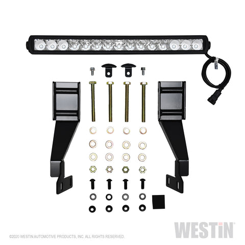 Westin Ultimate LED Bull Bar; Textured Black;