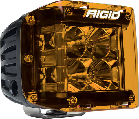 Rigid Industries RIGID Light Cover For D-SS Series LED Lights; Amber; Single