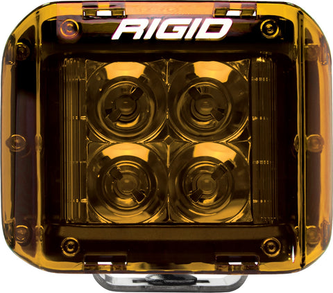 Rigid Industries RIGID Light Cover For D-SS Series LED Lights; Amber; Single