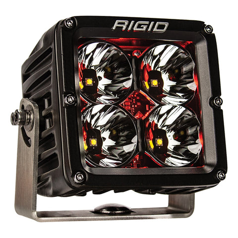 Rigid Industries RIGID Radiance Pod XL With Red Backlight; Surface Mount; Black Housing; Pair