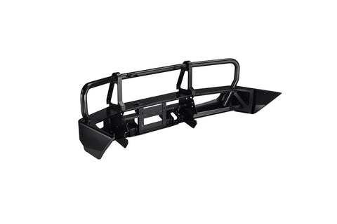 ARB Front Deluxe Bull Bar Winch Mount Bumper; w/Fog Lamps;