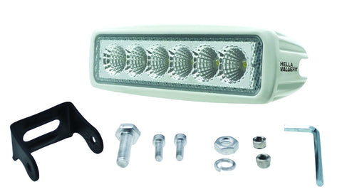 Hella HVF MINI LGHT BR 6LED FLSH FLD WHT MV
