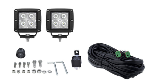 Hella HVF CUBE 4LED OFF RD KIT PED SPT MV