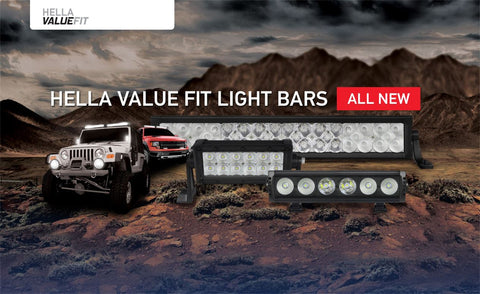 Hella HVF LGHT BR SPRT 12LED/8in. OFF RD FLD MV