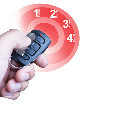 Anzo USA Universal Remote Control; 4 Channel;