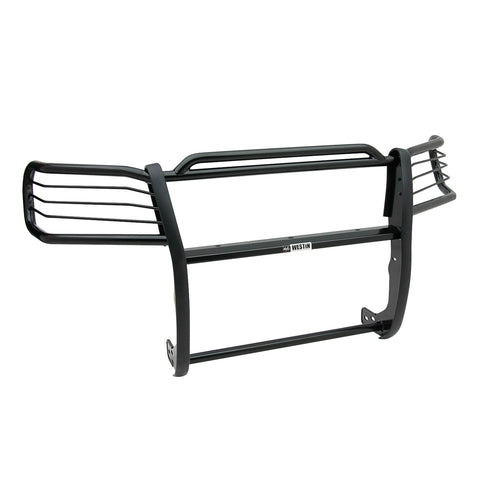 Westin Sportsman Grille Guard; Black; Steel; Double Hood Bar;