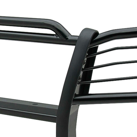 Westin Sportsman Grille Guard; Black; Steel; Double Hood Bar;