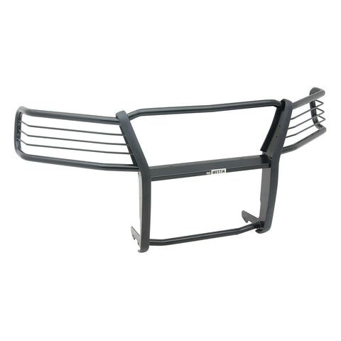 Westin Sportsman Grille Guard; Black; Tow Hooks Must Be Removed If Equipped;