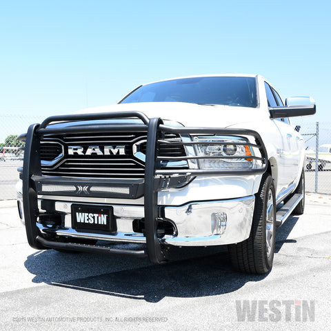 Westin Sportsman X Grille Guard; Textured Black;