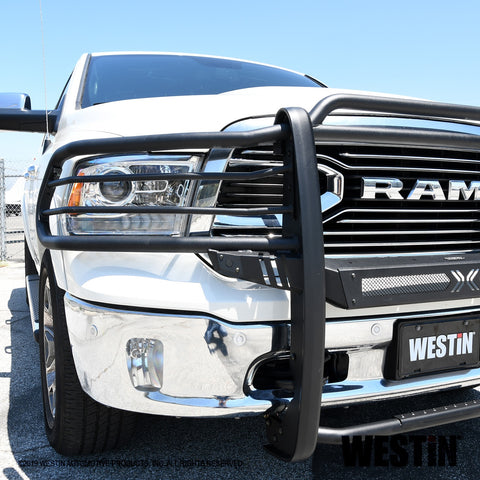 Westin Sportsman X Grille Guard; Textured Black;