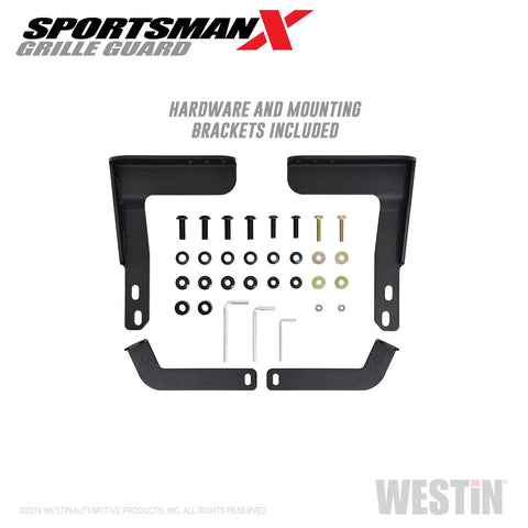 Westin Sportsman X Grille Guard; Textured Black;