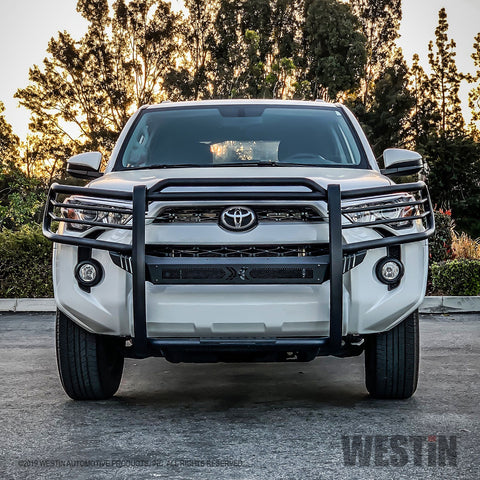Westin Sportsman X Grille Guard; Textured Black;