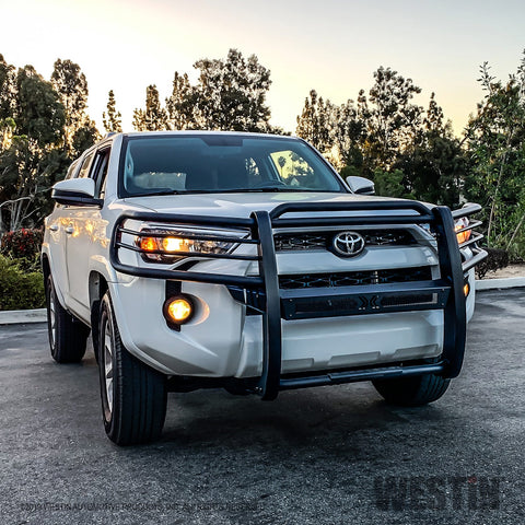 Westin Sportsman X Grille Guard; Textured Black;
