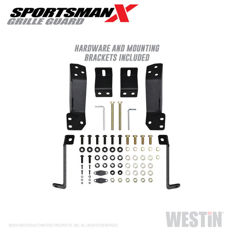 Westin Sportsman X Grille Guard; Textured Black;