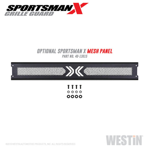Westin Sportsman X Grille Guard; Textured Black;
