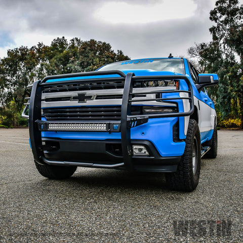 Westin Sportsman X Grille Guard; Textured Black;