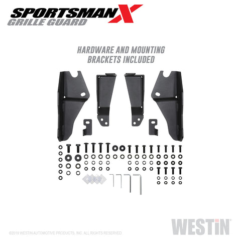 Westin Sportsman X Grille Guard; Textured Black;