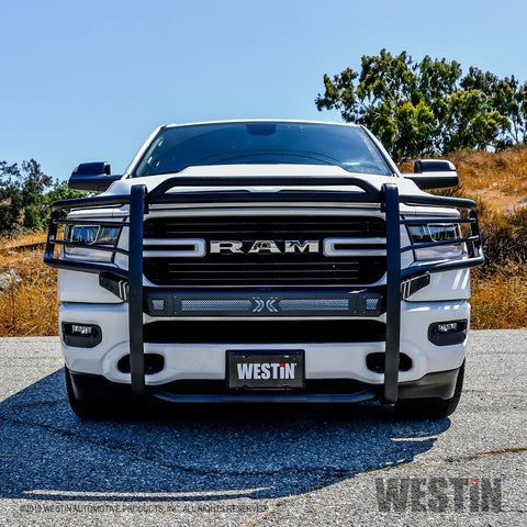 Westin Sportsman X Grille Guard; Textured Black;
