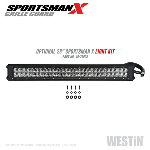 Westin Sportsman X Grille Guard; Textured Black;