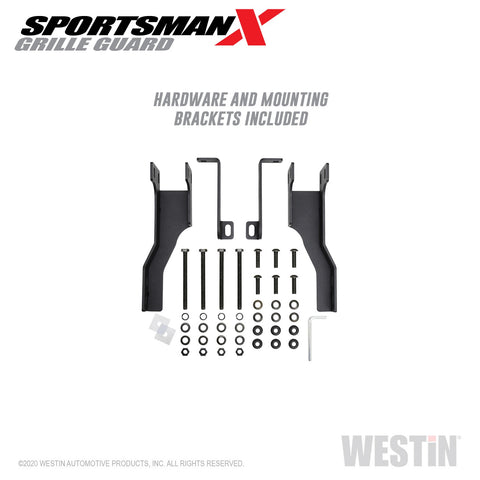 Westin Sportsman X Grille Guard; Textured Black;