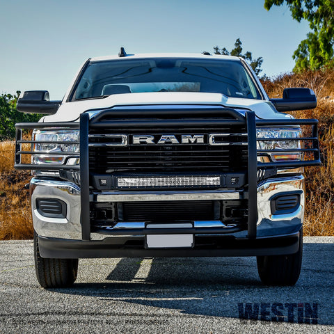 Westin Sportsman X Grille Guard; Textured Black;