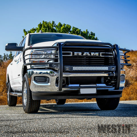 Westin Sportsman X Grille Guard; Textured Black;