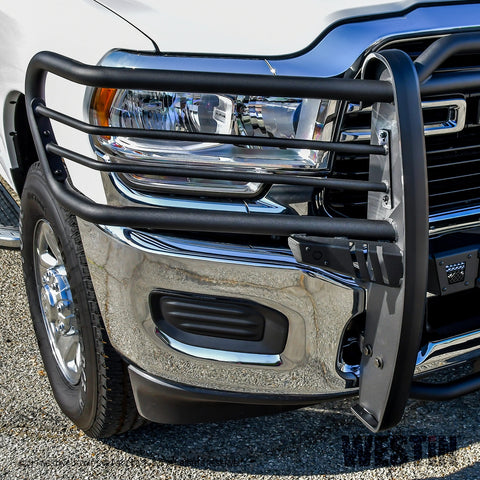 Westin Sportsman X Grille Guard; Textured Black;