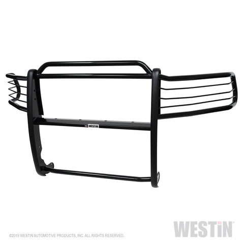 Westin Sportsman Grille Guard; Black; Steel; Double Hood Bar;