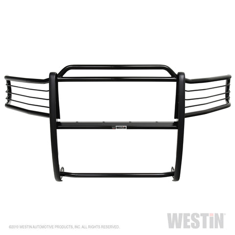 Westin Sportsman Grille Guard; Black; Steel; Double Hood Bar;
