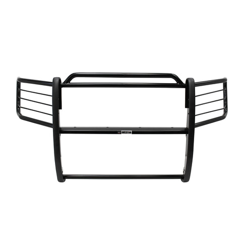 Westin Sportsman Grille Guard; Black; Steel; Double Hood Bar;