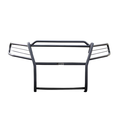 Westin Sportsman Grille Guard; Black; Steel; Double Hood Bar;