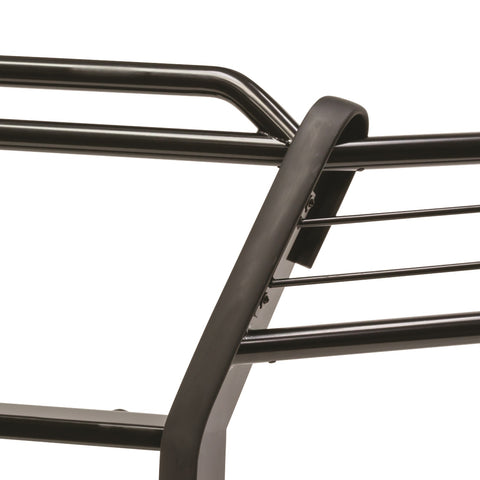 Westin Sportsman Grille Guard; Black; Steel; Double Hood Bar;