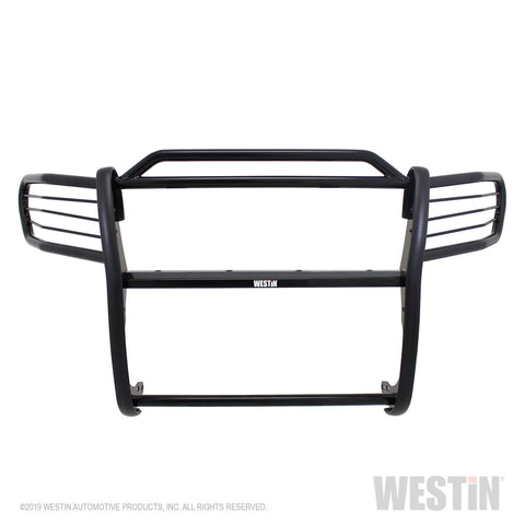 Westin Sportsman Grille Guard; Black; Steel; Double Hood Bar;