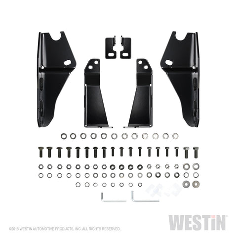 Westin Sportsman Grille Guard; Black; Steel;