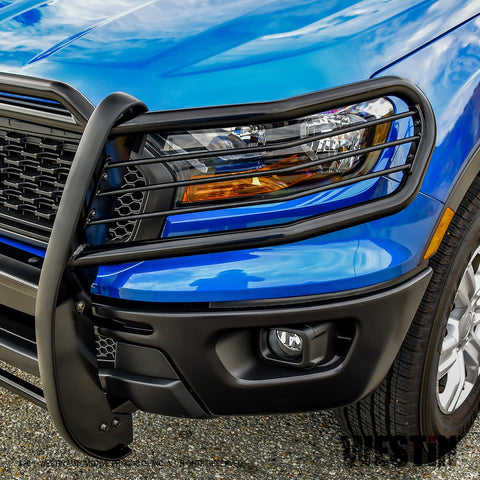 Westin Sportsman Grille Guard; Black; Steel;