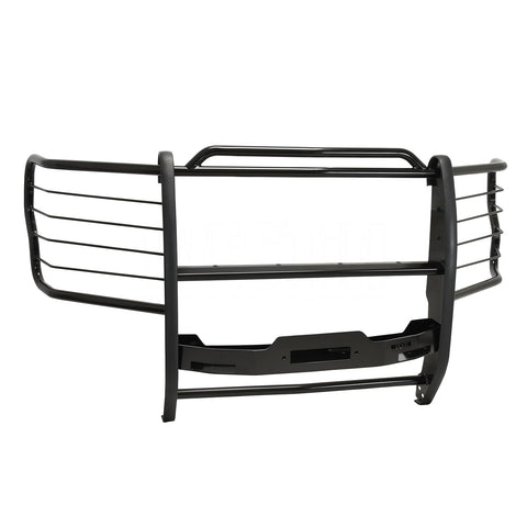 Westin Sportsman Winch Mount Grille Guard; Steel; Black Finish;