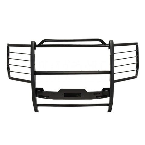 Westin Sportsman Winch Mount Grille Guard; Steel; Black Finish;
