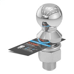 CURT 2-5/16in. Trailer Ball (1-1/4in. x 2-3/4in. Shank; 20;000 lbs.; Chrome)