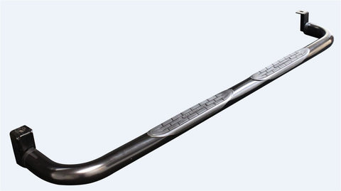 Go Rhino 3in. Tubular Side Bars for 2019 Ram 1500 Crew Cab; Semi-Gloss Black