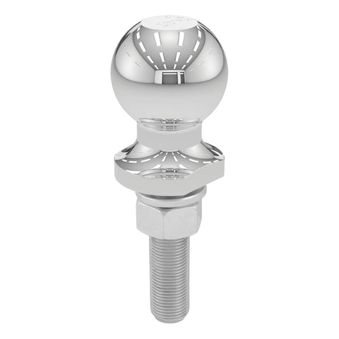 CURT 2in. Trailer Ball (3/4in. x 3in. Shank; 3;500 lbs.; Chrome)