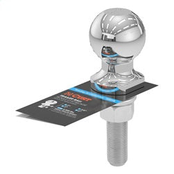 CURT 2in. Trailer Ball (3/4in. x 3in. Shank; 3;500 lbs.; Chrome)